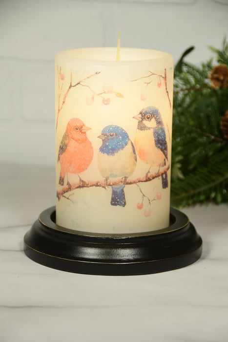 Snowy Bird Trio
