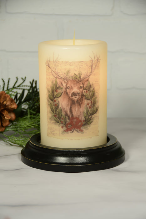 Christmas Deer Wreath