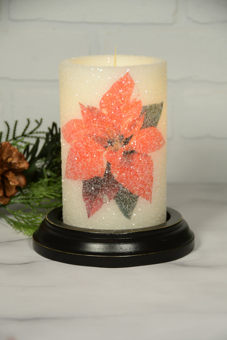 Modern Watercolor Poinsettia